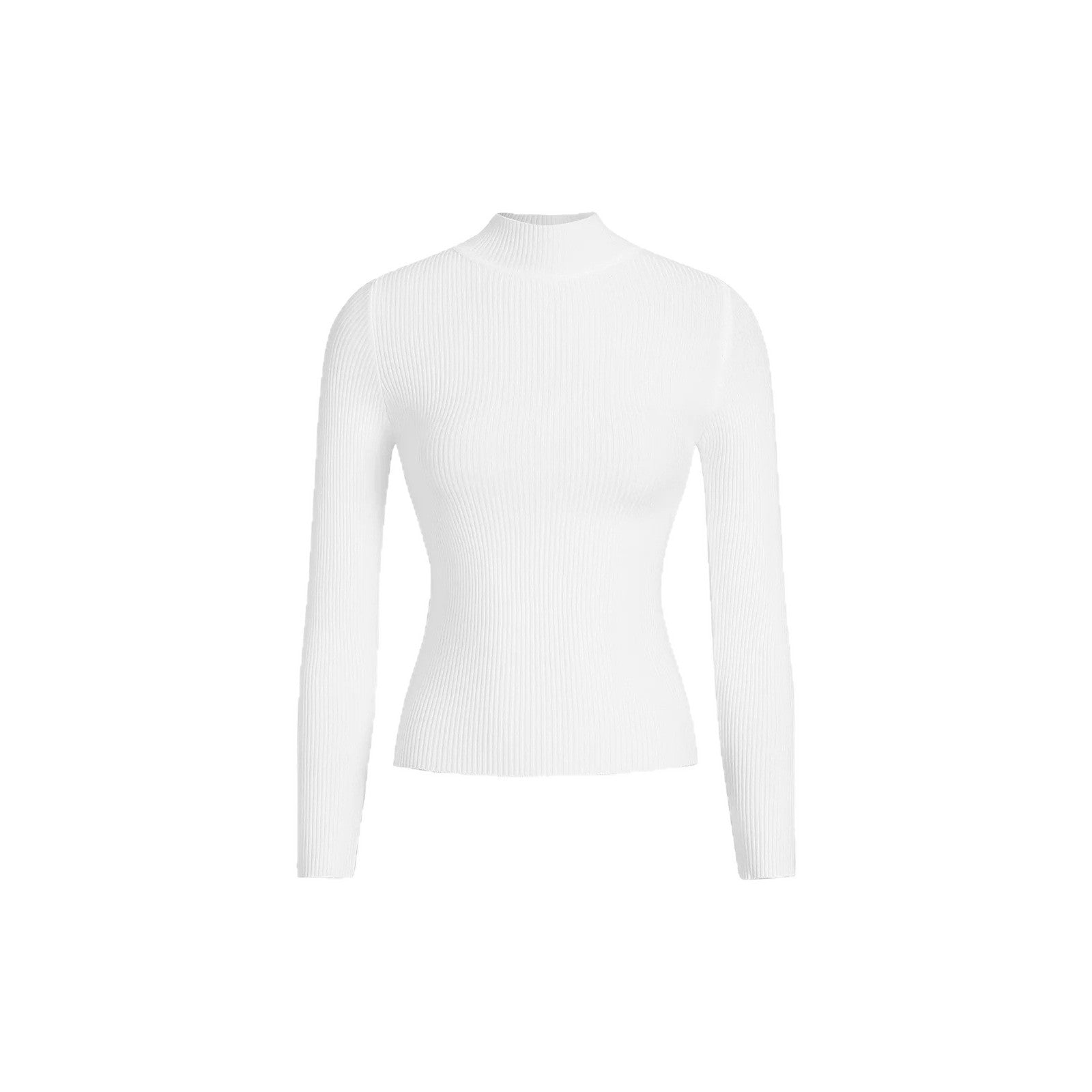 Women's Figure-Hugging Knitted Top – Tight Crew Neck Fashion Top