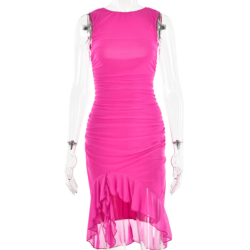 Summer Slim Fit Dress - Sleeveless Sexy Party & Club Dress