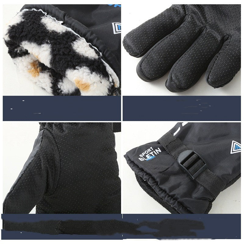 Men's Winter Gloves Windproof Warm Cold Protection Outdoor