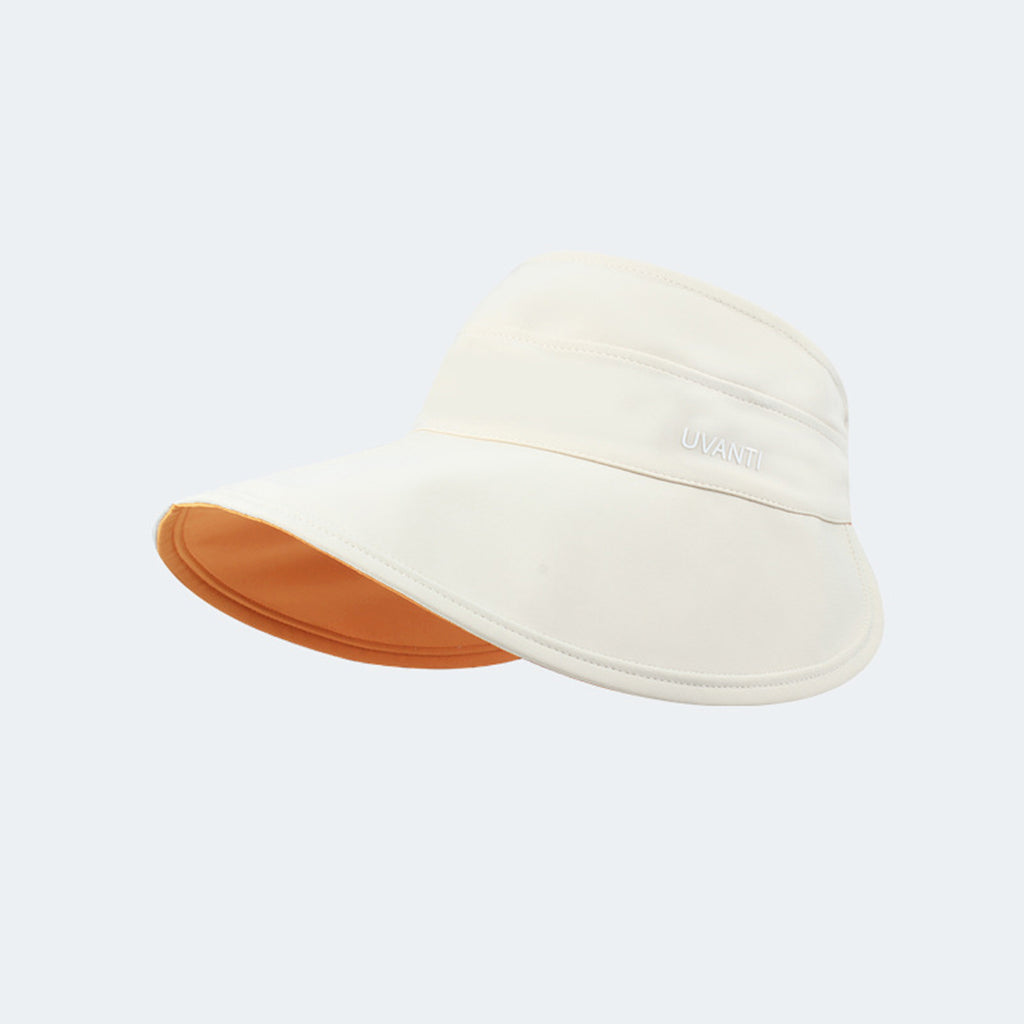 Reversible Women's Sun Hat Open - Wide Brim with UV Protection