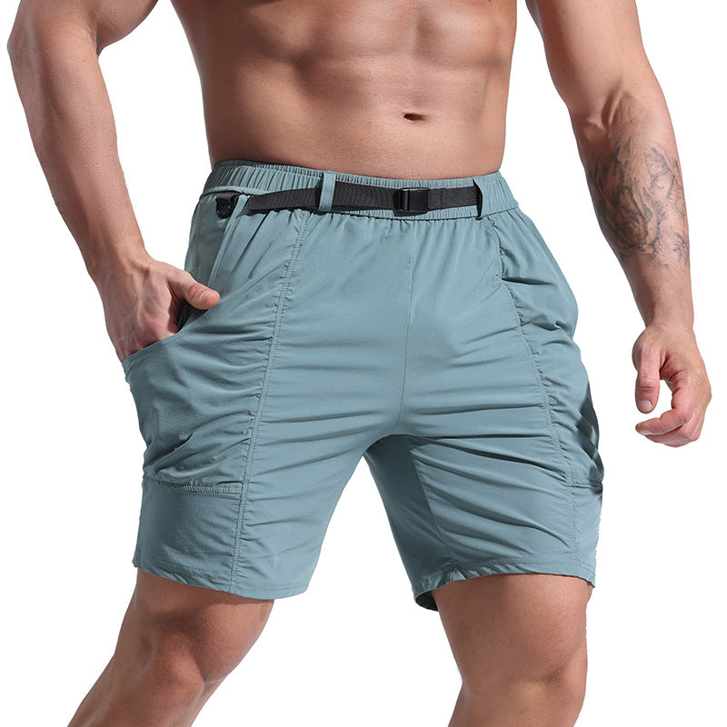 Men's Sport Cargo Shorts – Elastic Casual Shorts with Pockets