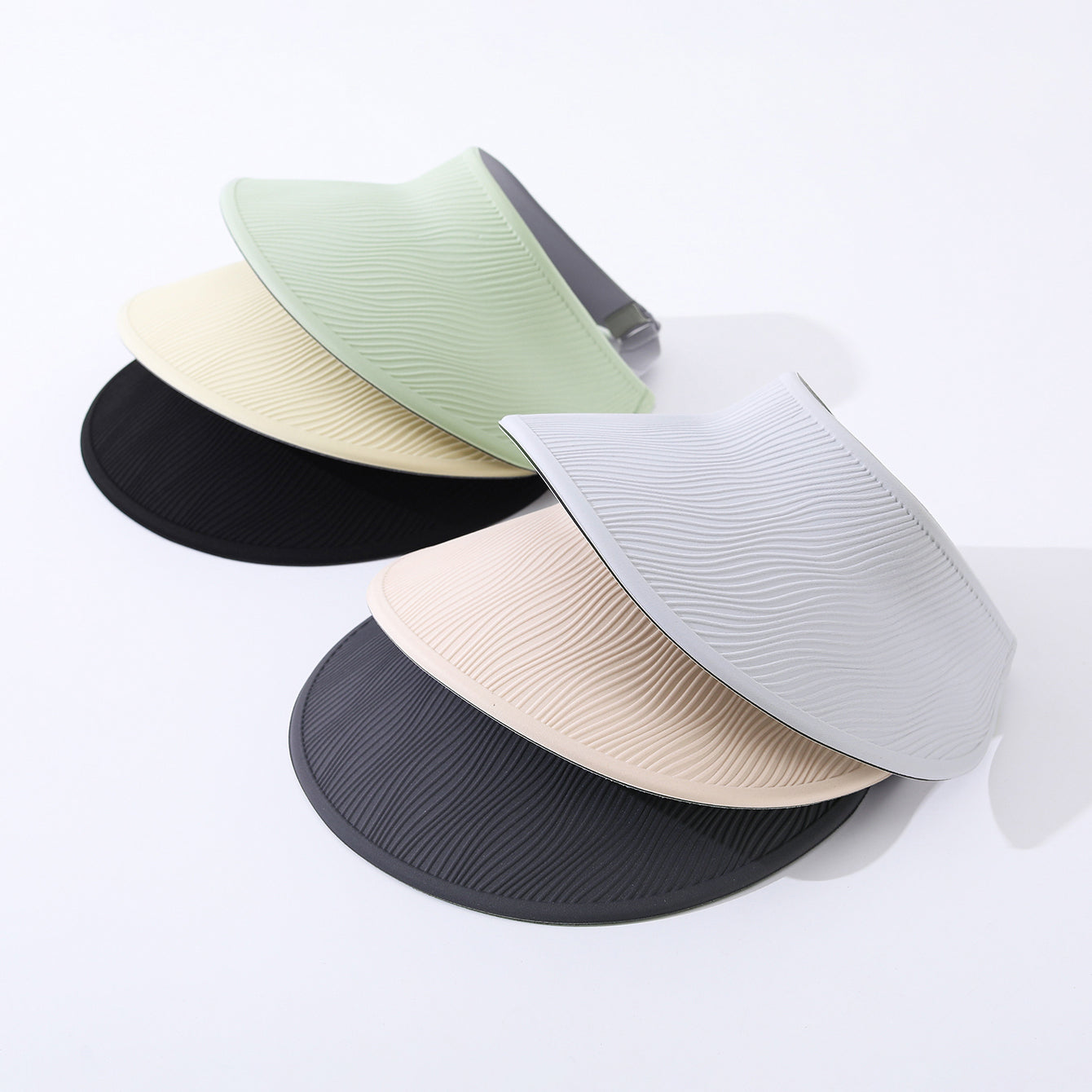 Women's Sun Hat Open Adjustable – Wide Brim Wave Pattern