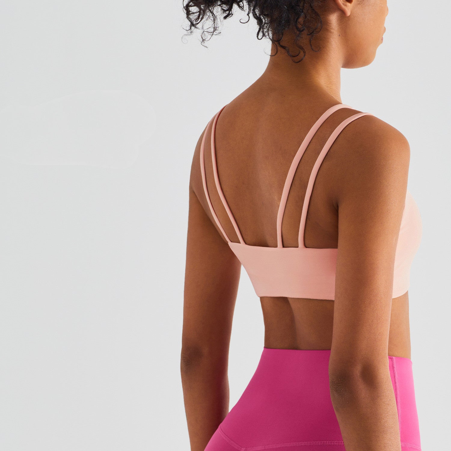 Nude Yoga Lingerie Set for Women | Seamless Comfort Bra Nude