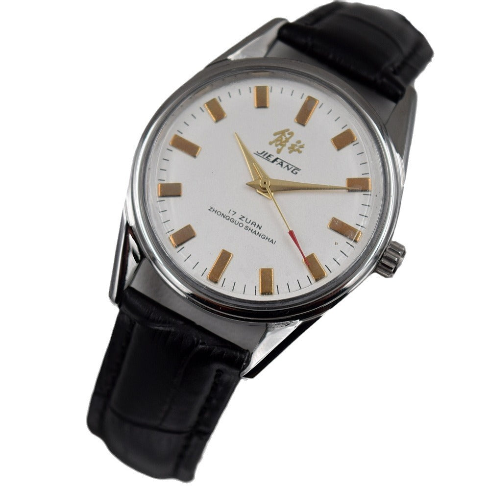 Men's ultra-thin hand-wound watch | retro elegant mechanical