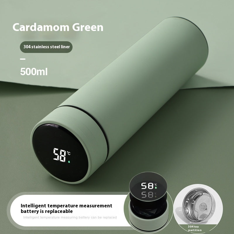 Smart Stainless Steel Thermo Flask - Temperature Display Vacuum Cup