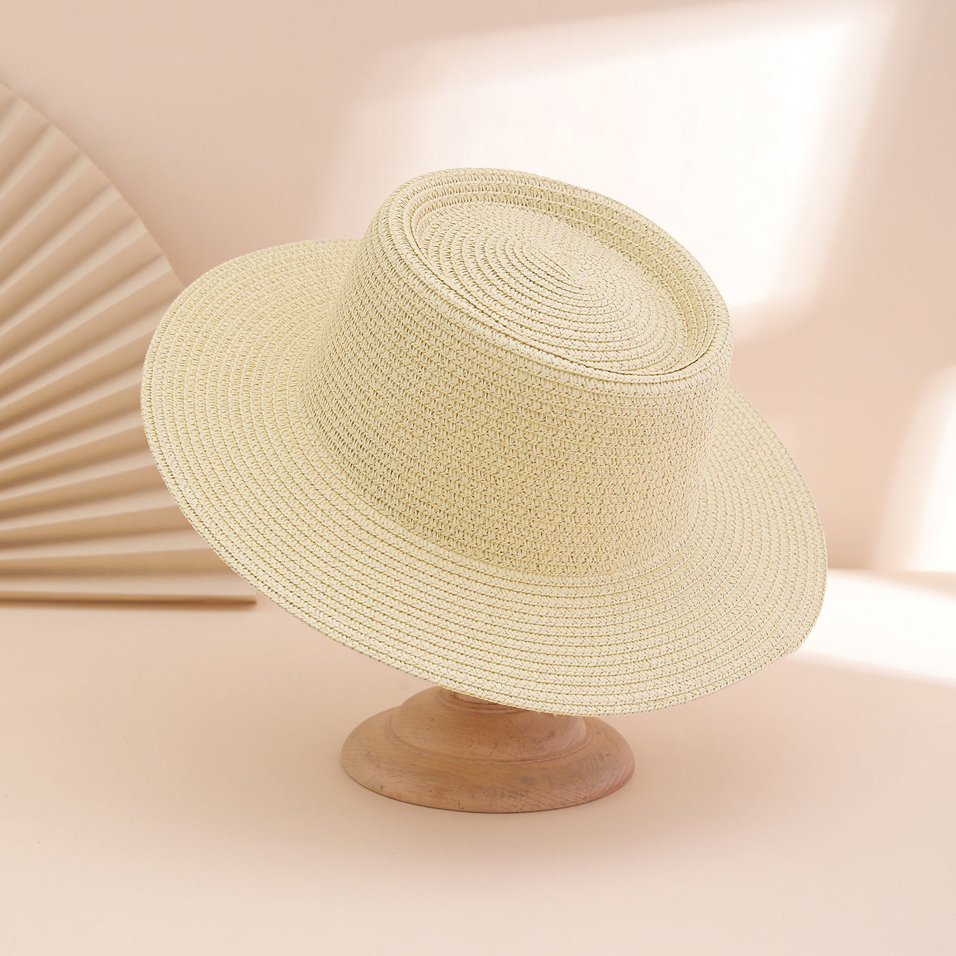 Foldable Women's Sun Hat with Wide Brim – Elegant Travel Hat