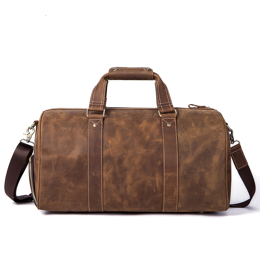 Herren Reisetasche Crazy Horse Leder – Vintage Premium Weekender