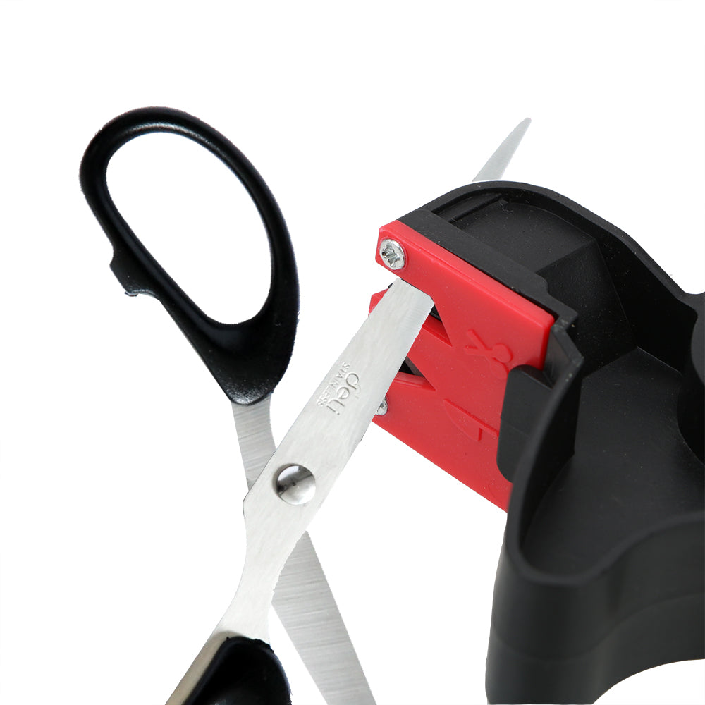 2-in-1 Knife Sharpener | Scissor Sharpener for Perfect Blades