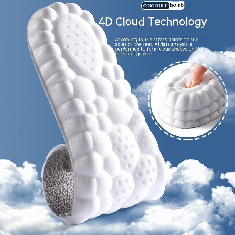 4D Cloud Comfort Insoles | Shock-Absorbing & Massage Effect