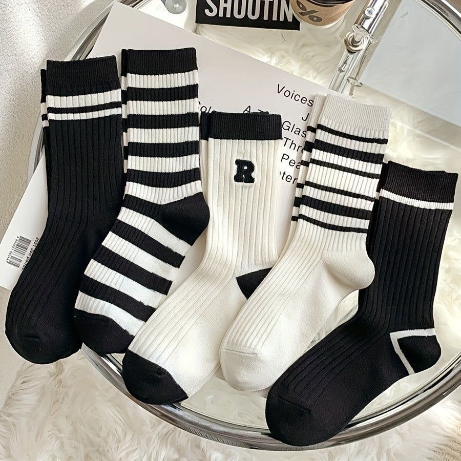 Women's Mid-Calf Thin Socks | Breathable Everyday Socks