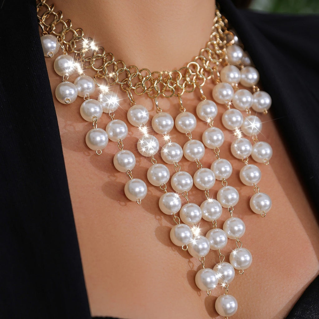 Vintage Pearl Necklace – Classic Women's Jewelry with Timeless Elegance