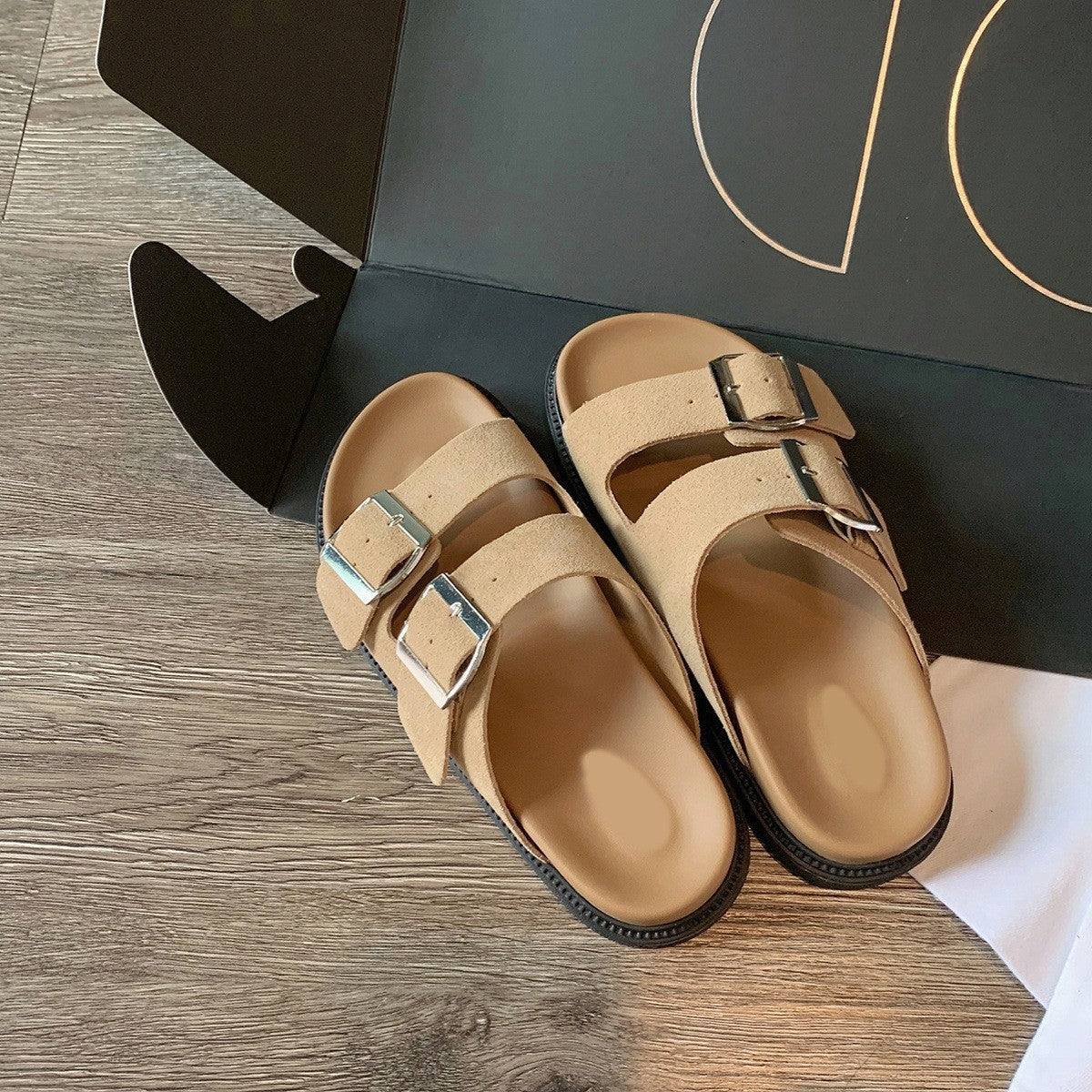 Women's Mules Comfortable Summer Slippers Buckle Lightweight | Comfort