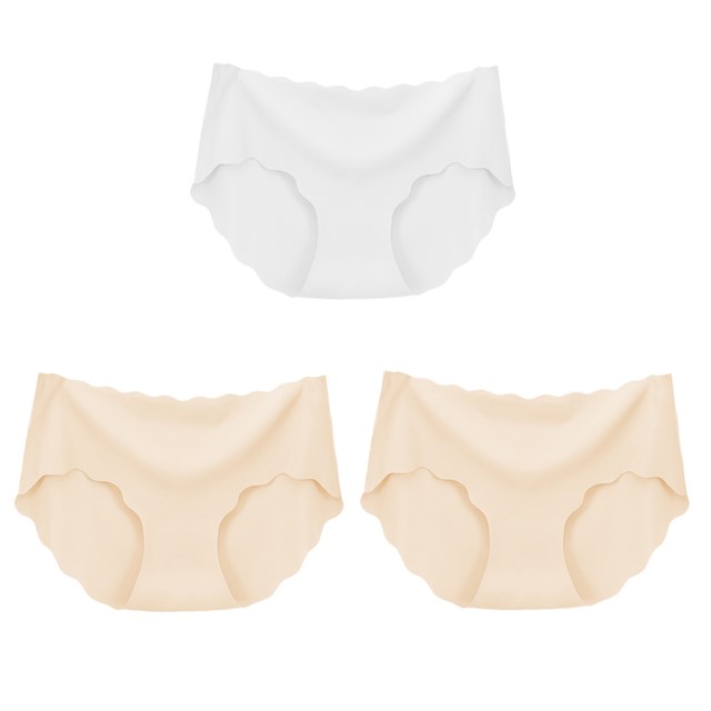 3-Pack Women's Seamless Briefs | Silky Look Sexy Underwear