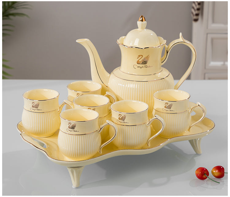 Luxury Ceramic Water Set – Elegant Carafe Glasses Set