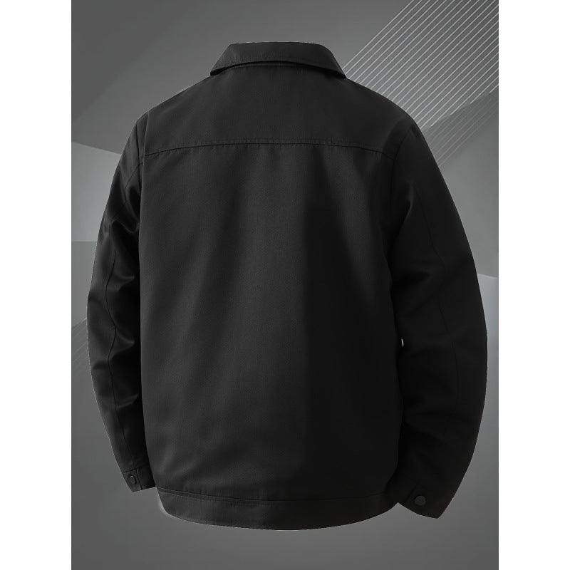 Men's Slim Fit Jacket Plain – Elegant Casual Jacket