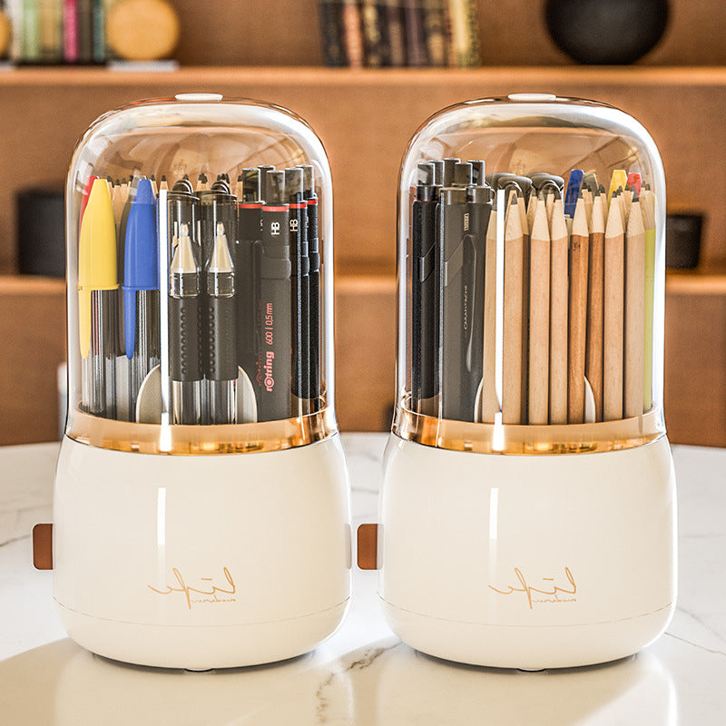 Pen Holder Desk | Organizer Office Storage Box