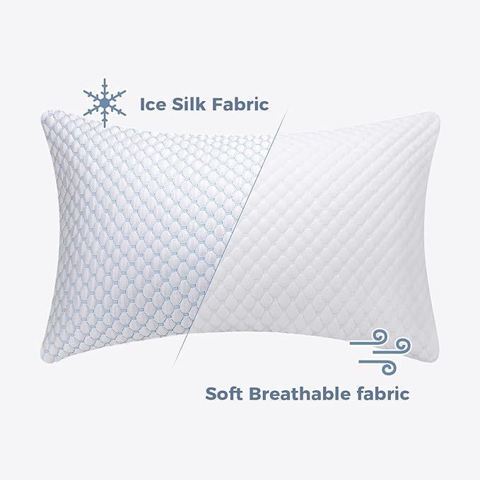 Gel Lavender Pillow | Cooling Memory Foam Neck Pillow