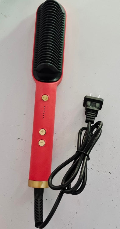 2-in-1 Glättungsbürste & Lockenstab – Ionen Haarstyler Elektrisch