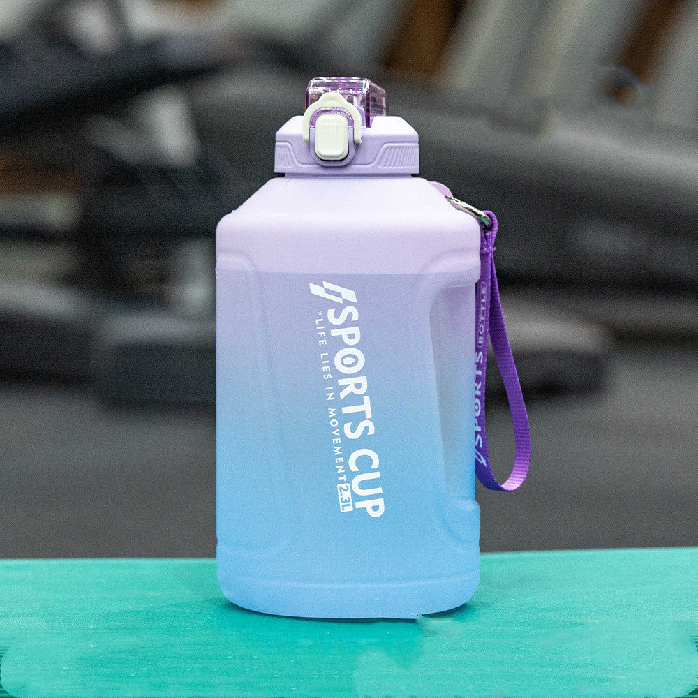 XL Sport Water Bottle with Straw - Large Fitness Water Bottle