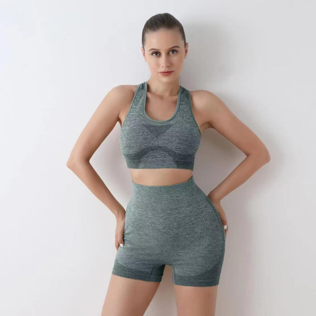 Women's Sports Set – Sports Bra & Shorts, breathable & comfortable
