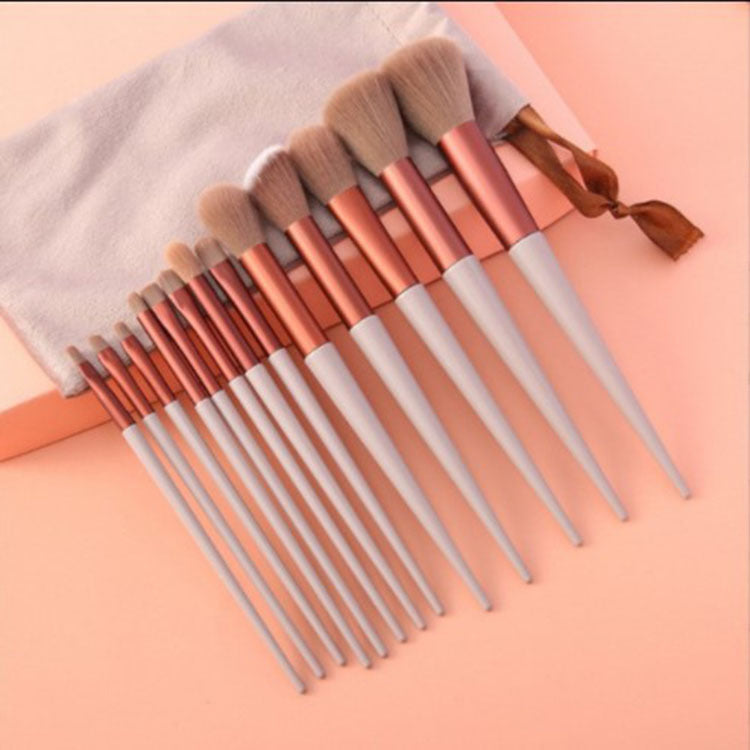 13-teiliges Make-up Pinsel Set | Profi Kosmetikpinsel für Foundation, Blush & Lidschatten