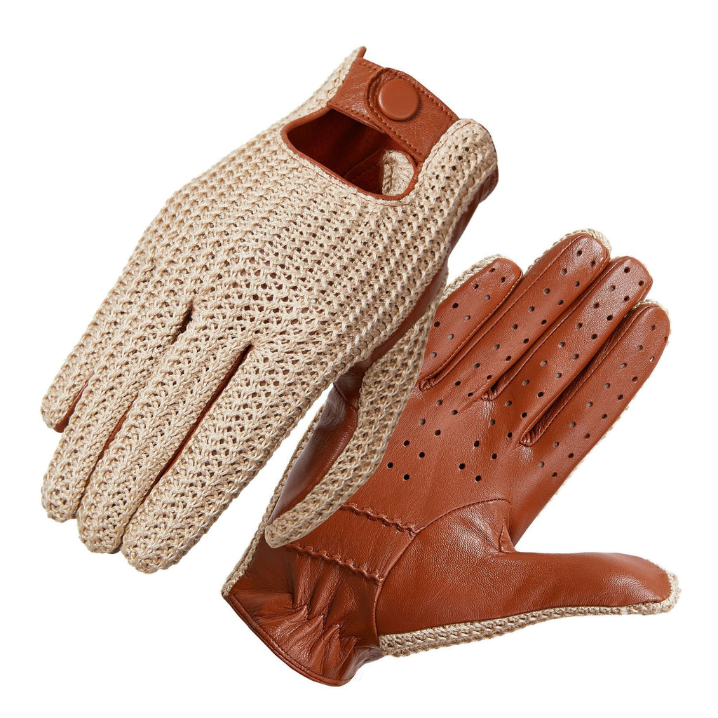 Motorcycle Gloves Goat Leather Thin Non-slip Precise Men's