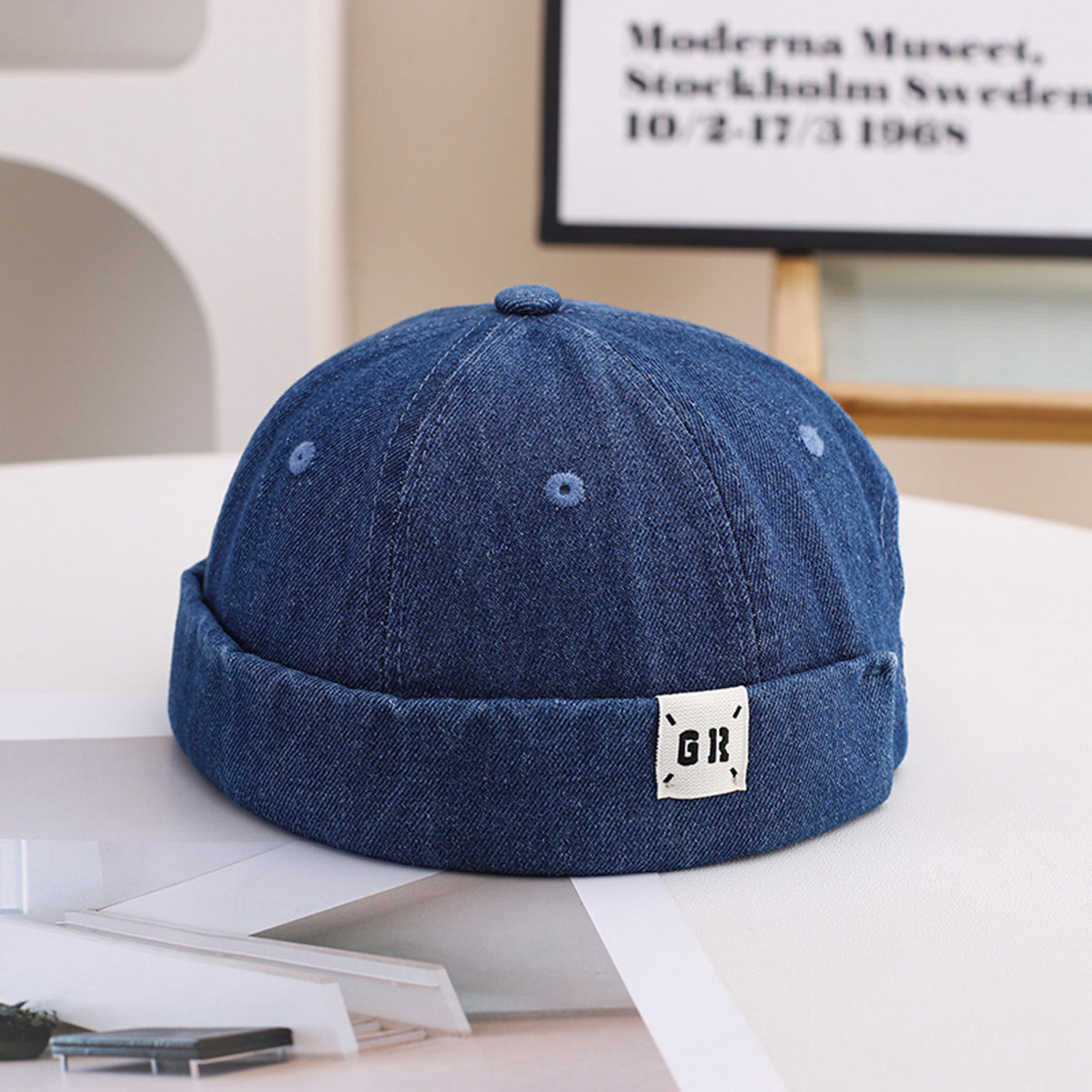 Stylish Unisex Cowboy Hat - Adjustable, Round Brim, Casual Outdoor