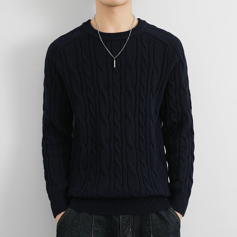 Herren Slim Fit Strickpullover – Eleganter Casual Knit Sweater