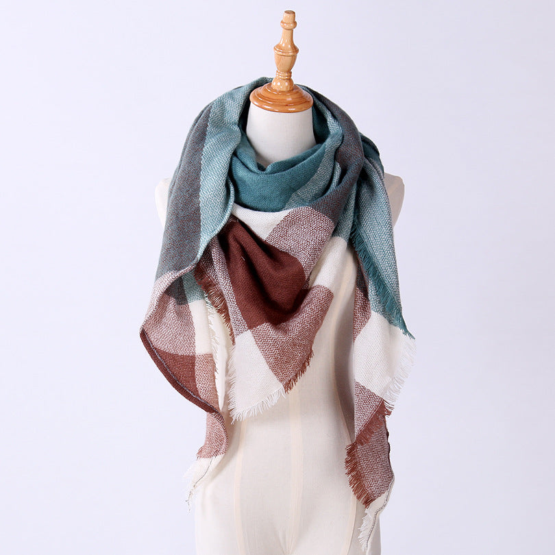 Damen Dreiecksschal Elegant | Herbst Winter Schal Stola