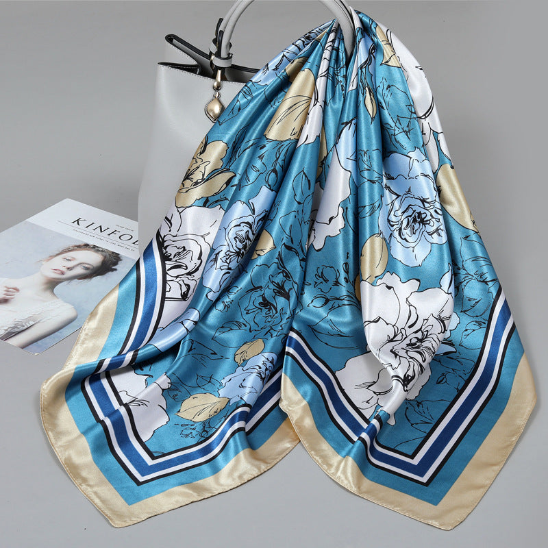 Damen Leichter Sommerschal | Dünne Elegante Stola Schal