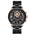 Men's Quartz Watch Black Gold | elegant business precise