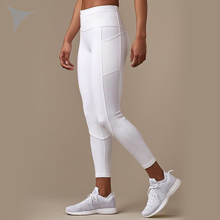 Women's Seamless Tummy Control Leggings – Nude Feel Yoga Sports Pants