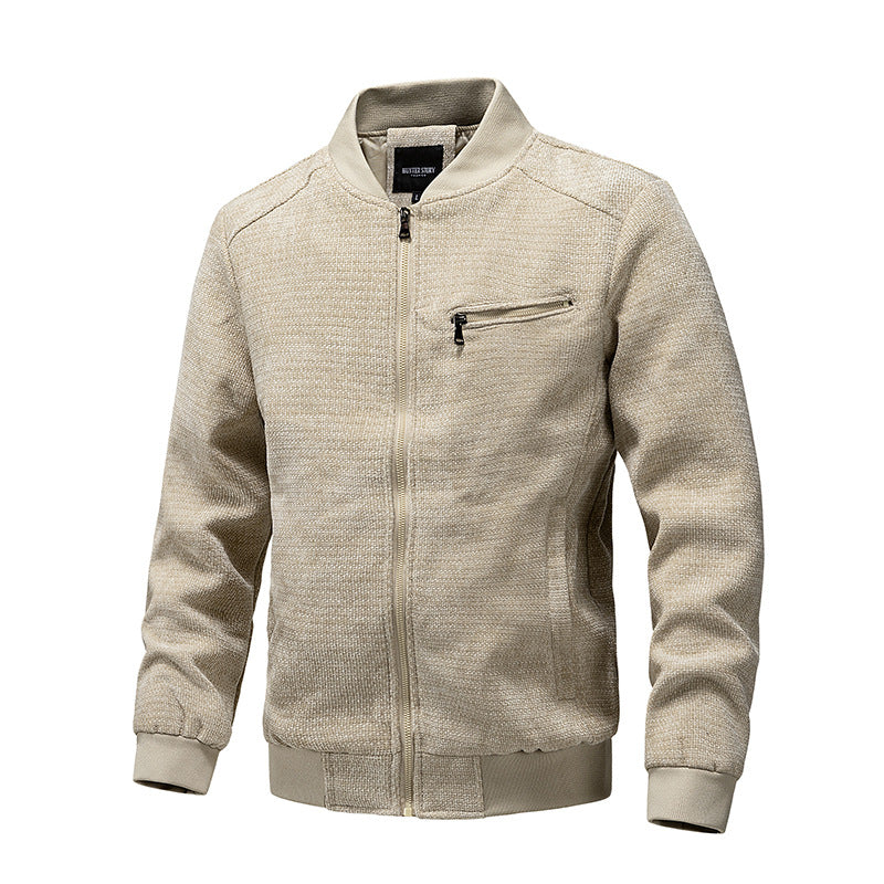Men's Retro Jacket - Fashionable Vintage Leisure Coat