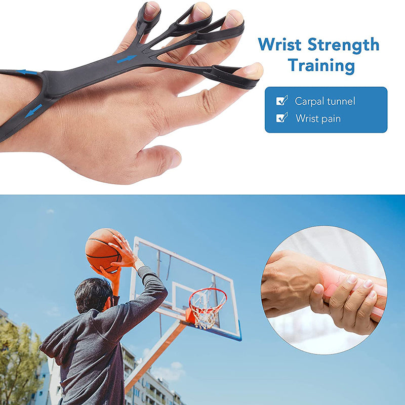 Silicone Finger Exerciser Set | Hand Trainer for Grip Strength & Rehabilitation