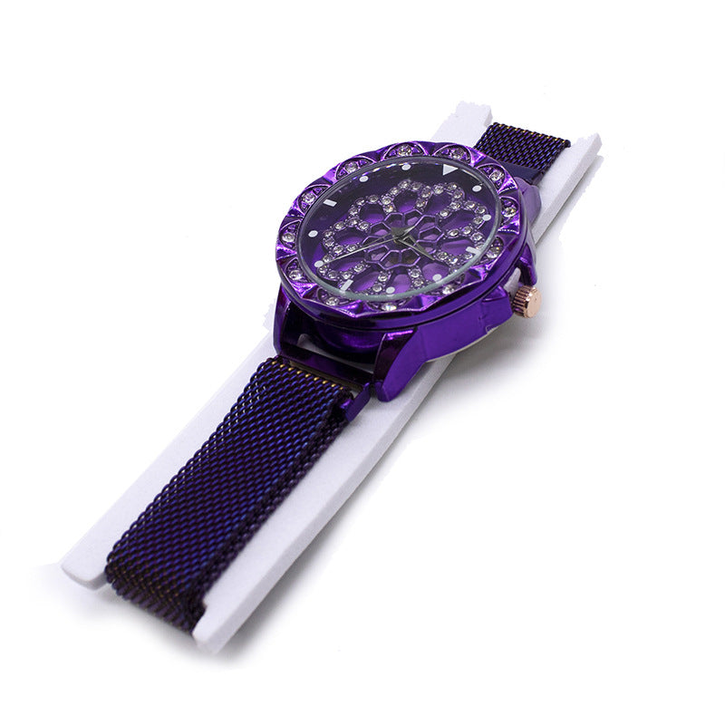 Women's Rotating Dial Watch | Elegant Quartz Fashion Watch