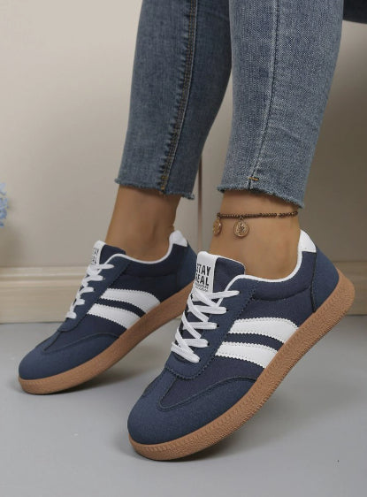 Modische Damen Weiße Sneaker | Elegante Freizeit Schuhe