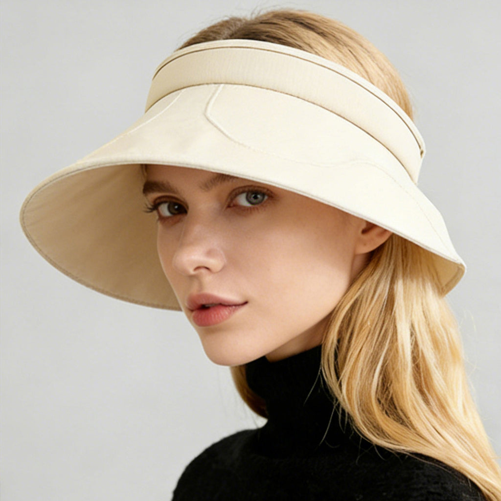 Women's Sun Hat Open with Neck Flap – Wide Brim Summer Hat