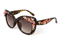 Damen Sonnenbrille Blume – Elegante Fashion Brille Floral