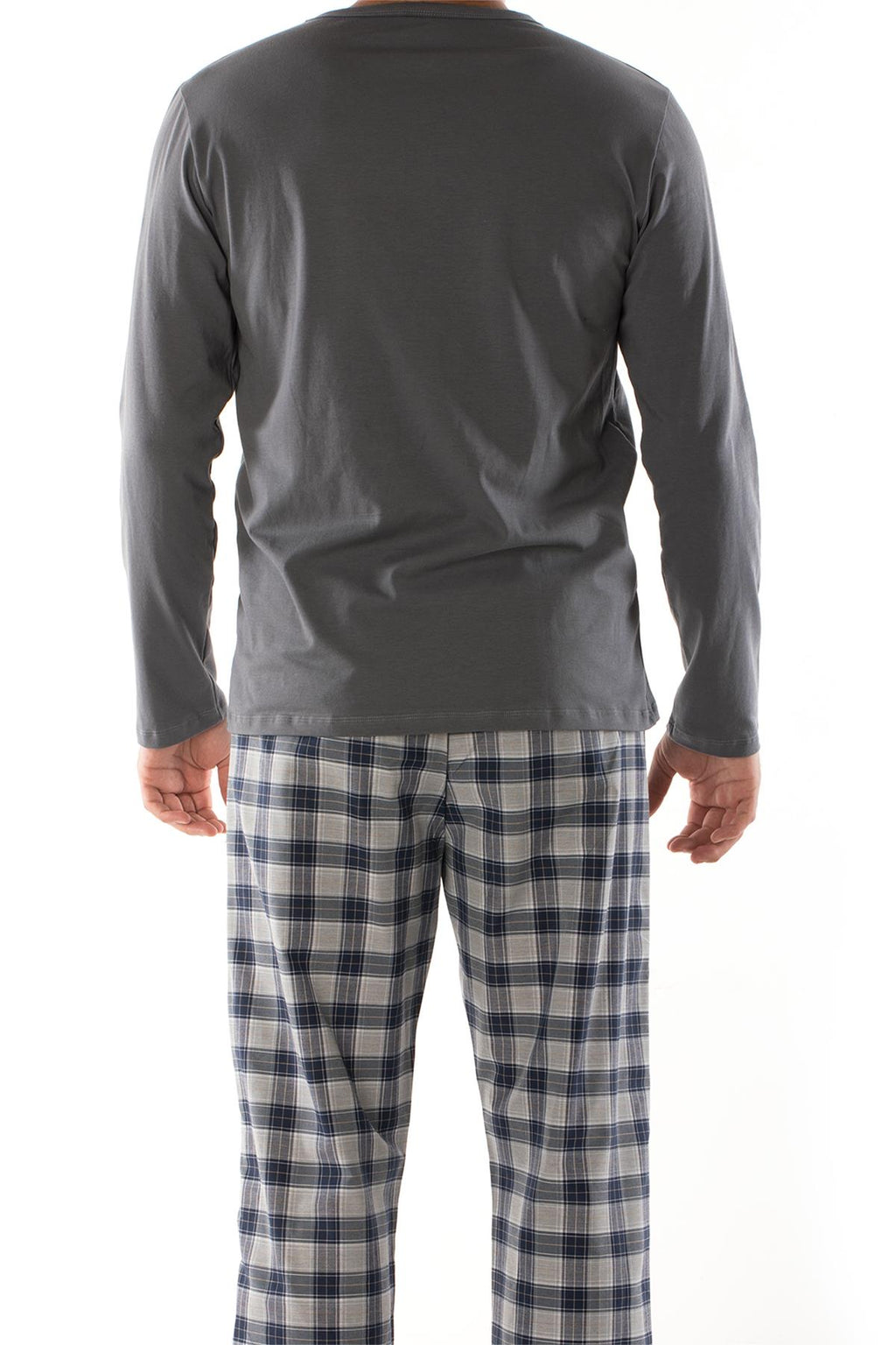 Herren Baumwoll Pyjama Langarm | Bequeme Nachtwäsche Set