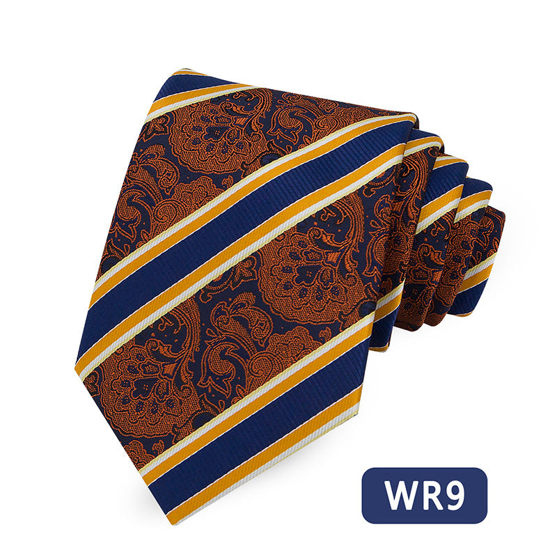 Men's Striped Tie Elegant Business Casual Modern