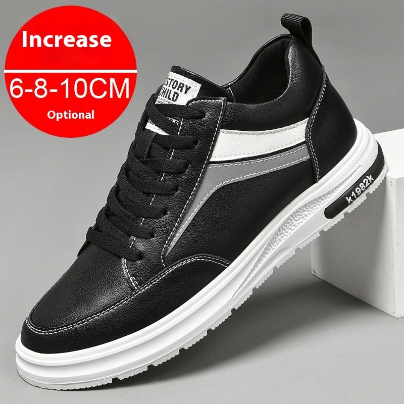Men's Height-Increasing Sneakers | Invisible 8CM Lift Casual Shoes