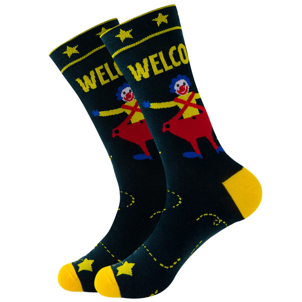 Women's Fashion Socks Geometric | Fruit Street Style Socks