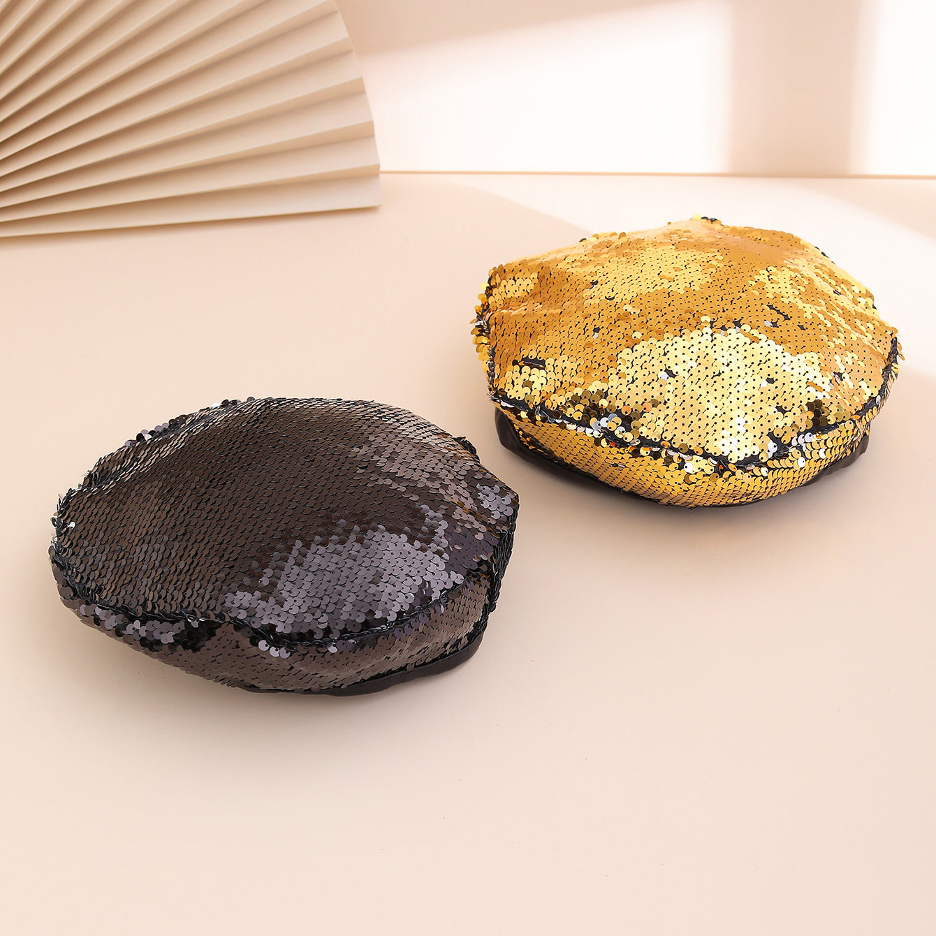 Luxury Women's Sequin Beret - Elegant Beret Trend