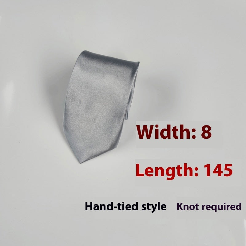 Herren Krawatte schwarz 8cm elegant klassisch Business Stil