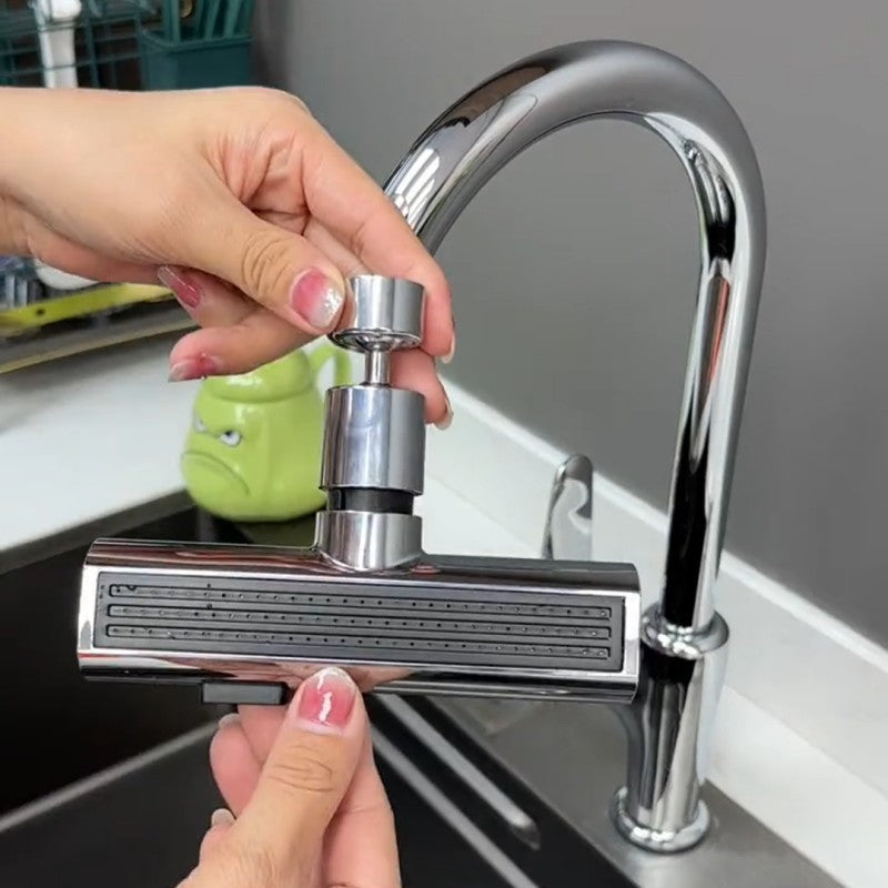360° Faucet Attachment – Multifunctional Spray Head with Waterfall