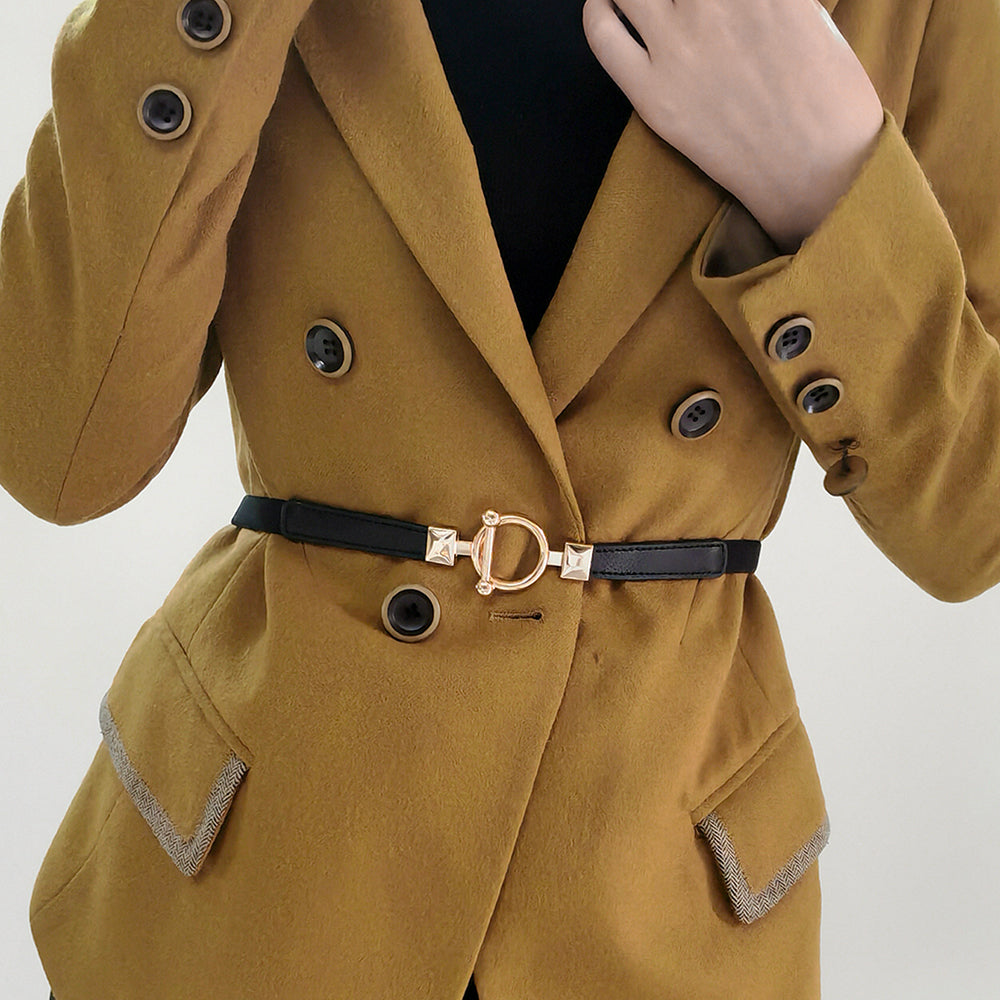 Women's Stretch Waist Belt Slim | Elastic Elegant Business