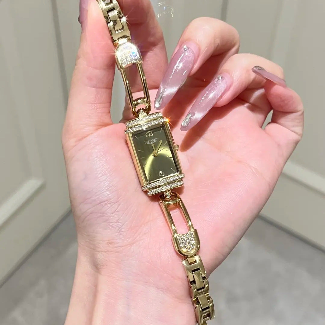 Damen Petite Pin Uhr – Exklusive Nischen Armbanduhr Elegant