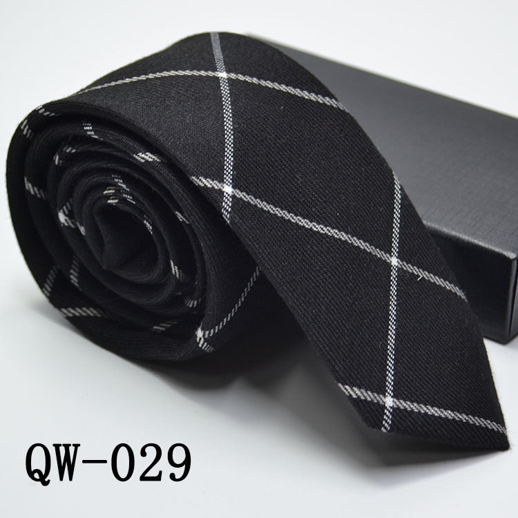 Slim Men's Tie elegant | Wool Look modern stylish