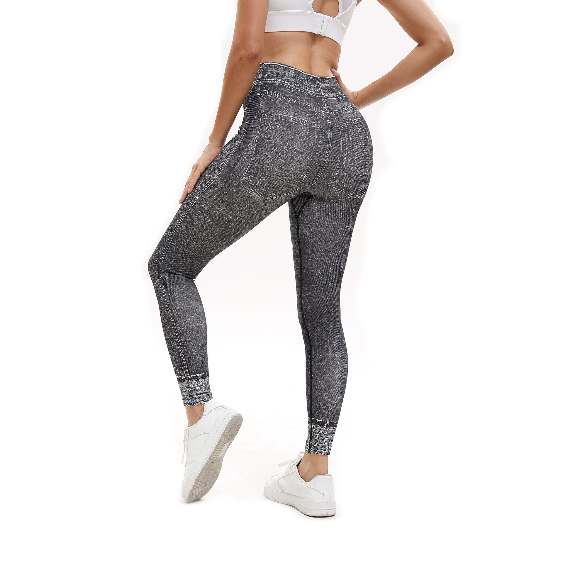 Women's Retro Print High Waist Leggings – Stretch Yoga Sports Pants