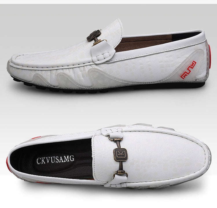 Men's Genuine Leather Shoes | Premium Cowhide Casual Elegant